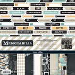 Набор двусторонней скрапбумаги и декора Teresa Collins Designs - Memorabilia - Collection Pack, 30х30 см