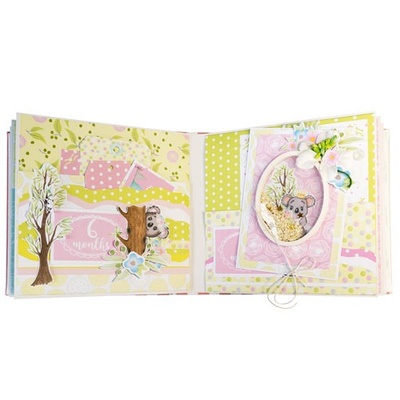 Набір для виготовлення дитячого фотоальбому Puffy Fluffy girl 003, ТМ Фабрика Декору