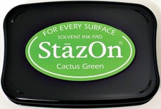 Перманентные чернила Tsukineko - StazOn Pads Cactus Green