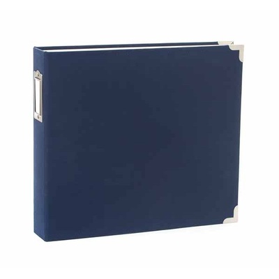 Альбом на кольцах Project Life by Becky Higgins - Albums - Cloth - 12x12 - D-Ring - Cobalt