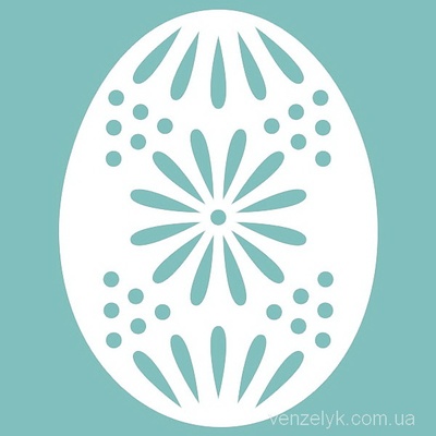Чипборд від Вензелик - Писанка 04, 33x43 мм, розмір: 33x43 мм