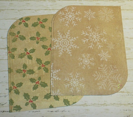 Висічки від Gallery Tools - Різдвяні картки, 2 штуки