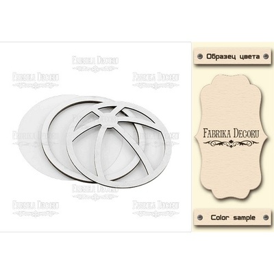 Заготовка для шейкера Мячик, цвет молочный, ТМ Фабрика Декора