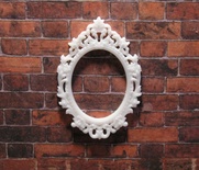 Пластиковая мини-рамка от Е.В.A - "Барокко", 4х2.7 см