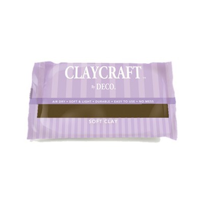 Полімерна глина від Claycraft by Deco © - Brown, коричневий, 55 gr.