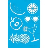 Трафарет - Фабрика Декора - Летний отдых, 15смх20см