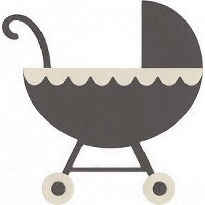 Ніж для вирубки Lifestyle Crafts - QuicKutz - baby carriage