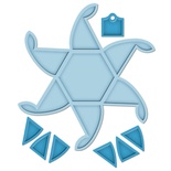 Ніж для вирубки Spellbinders - Hexagon Pinwheel Top Box