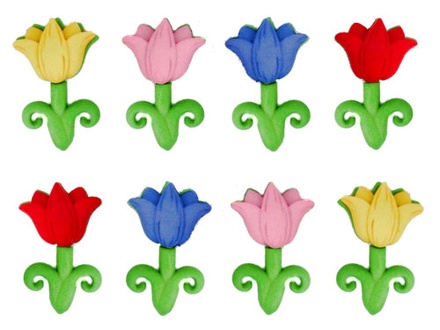 Набір декоративних ґудзиків Dress It Up - April Showers