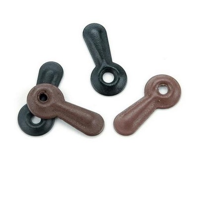 Держатели для фото и бумажных украшений Creative Impressions - Matte Black and Brown, 50 штук