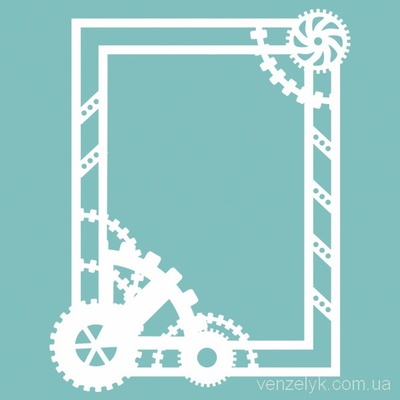 Чипборд от Вензелик - Рамка 34, размер: 107x84 мм