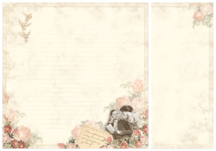 Аркуш двостороннього паперу Pion Design - Bottom of my heart - my Heart II, 30x30