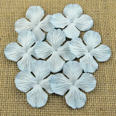 Набор гортензий, цвет нежно-голубой, 50 мм, 20 шт.