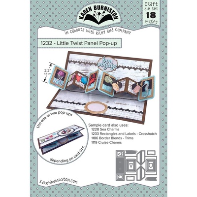 ПІД ЗАМОВЛЕННЯ - Karen Burniston Dies - Little Twist Panel Pop-Up