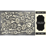 Чипборд Фабрика Декору - Ключі, колір чорний