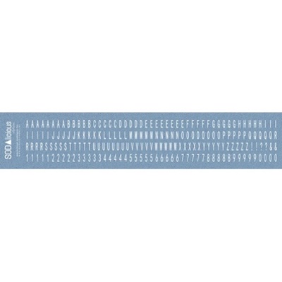 Алфавіт SODAlicious - Alphabet blue