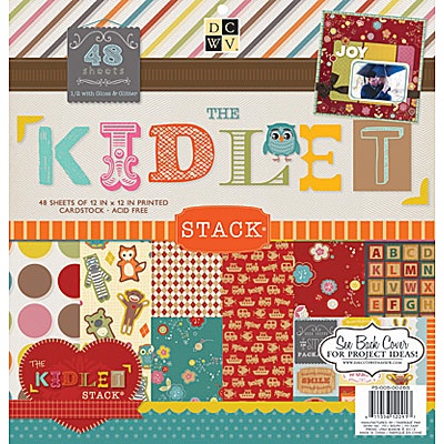 Набір паперу DCWV - Kidlet, 30x30 см, 24 аркуші