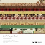 Набір паперу для скрапбукінгу Kaisercraft - TEDDY BEARS PAPR PAD, 15х15см, 28 аркушів