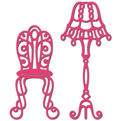 Лезвие Crafty Ann - Chair and Floor Lamp Set