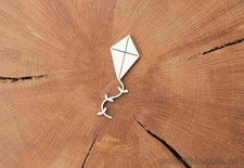 Чипборд "Бумажный Змей" от WOODchic, 2,1х6 см