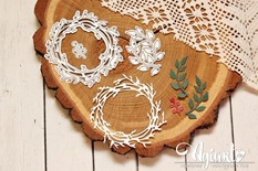 Ніж для вирубки від AgiArt - Вінок з гілочками