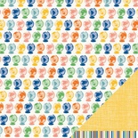 Двосторонній аркуш картону від American Crafts - Globetrotter, 30x30 см, 1 шт.