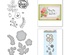 Ніж для вирубки + штампи від Spellbinders - Quite Contrary - Debi Adams - Floral Divine