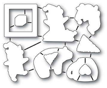 Ножі від Memory Box — Playtime Elves die set