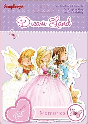 Набор карточек от Scrapberry's -Волшебная страна, 43 шт