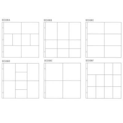 Набор файлов с кармашками Project Life by Becky Higgins - Photo Pocket Pages - Big Variety Pack 1, 60 штук