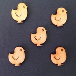 Деревʼяна фігурка WOOD-053 - Курчатко, 1 штука