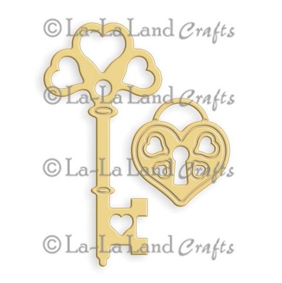 Лезвие La-La Land Crafts - Heart Key And Lock