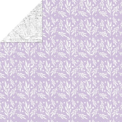 Лист скрапбумаги от Lemon Owl - Weekend Trip, Lavender,  30х30см, 404104