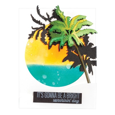 Нож для вырубки от Spellbinders - Layered Palm Tree
