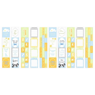 Набір картинок для декорування. Набір My little panda boy, ТМ Фабрика Декору