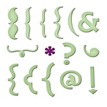 Набір ножів для вирубки від Spellbinders - Keyboard Icons — символи клавіатури