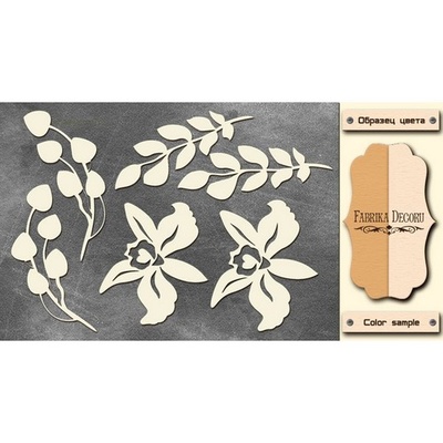 Набір чіпбордів ТМ Фабрика Декору FDCH-170, колір молочний, крафт