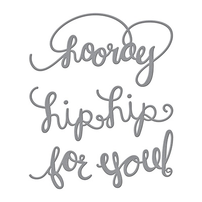 Ніж для вирубки від Spellbinders - Quite Contrary - Debi Adams - Hip Hip Hooray