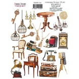 Набір наліпок (стікерів) 19 шт. Family Heritage #154, ТМ Фабрика Декору