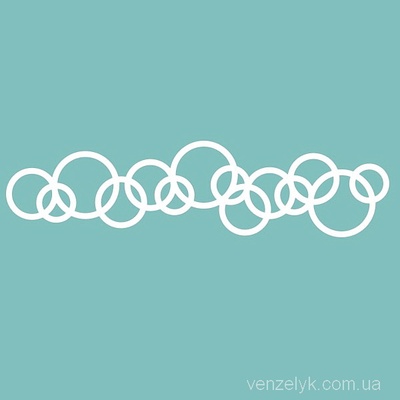 Чипборд від Вензелик - Бордюр 28, 28x114 мм, розмір: 28x114 мм