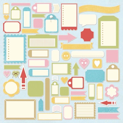 Лист бумаги Galeria Papieru - Letni czas-01, 30,5 x 30,5 см