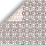 Аркуш двостороннього паперу для скрапбукінгу від Scrapmir - Квіти - Happy Days, 30x30cм