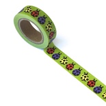 Паперовий скотч Eyelet Outlet - Ladybug Washi Tape, 10 м х 15 мм