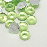 Прозорі краплі LightGreen, 6x3мм, колір салатовий, 20 шт.