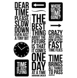 Набір акрилових штампів Technique Tuesday - Dear Time by Ali Edwards (TT-D-DEART)