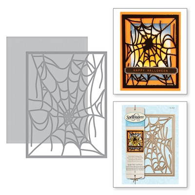 Ножи от Spellbinders - Spider Web Card Front