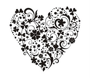 Акриловый штамп SV011 Сердце, размер 5,2 * 4,9 см