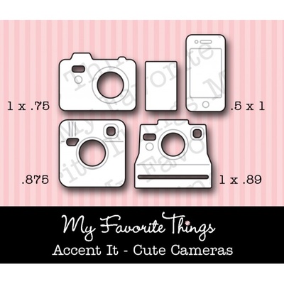 Ніж для вирубки My Favorite Things - Die-namics LLD Accent It - Cute Cameras (MFT - 0251)