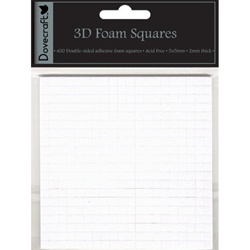 Об’ємні квадратики, маленькі - Dovecraft Small 3d Foam Squares