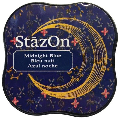 Чорнило Tsukineko StazOn Midi Ink Pad - Midnight Blue